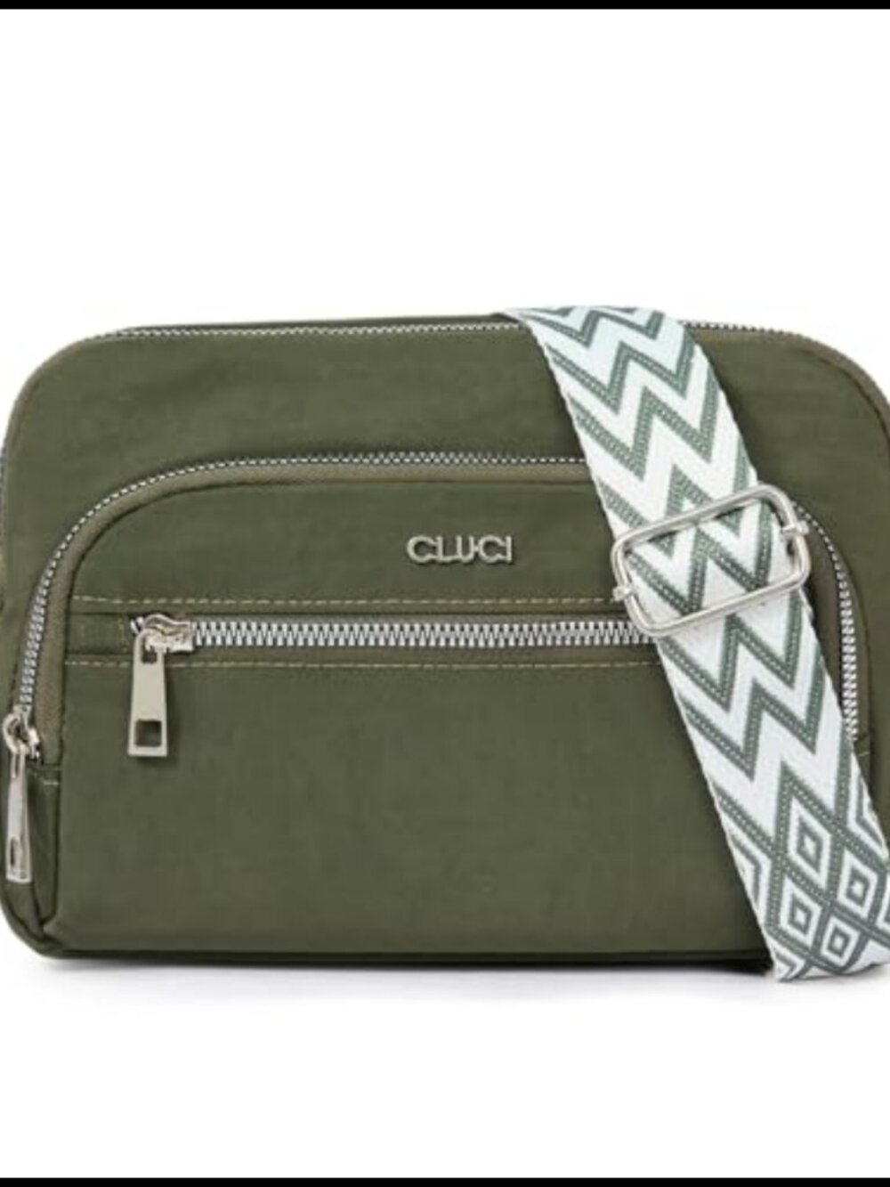 RFID Anti Theft Crossbody Bag Water Resistant Nylon Travel Belt Bag